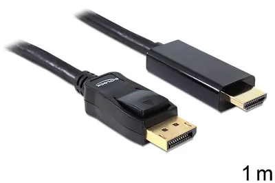 Produktbild von Delock - Adapterkabel - DisplayPort männlich zu HDMI männlich - 1 m
