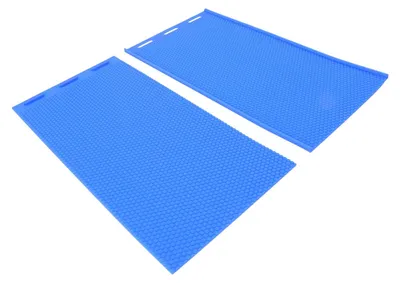 Silikon-Bienenwachspressplatten 2 Stk. 43,4x22,5 cm groß