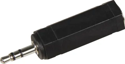 Produktbild von Audio Adapter 3,5mm Stecker auf 6,35mm Buchse, stereo