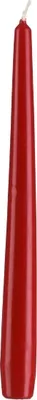 Produktbild von Spitzkerzen, Konische Kerzen Rot 295 x 23 mm, 12 Stück