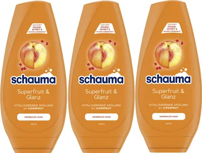 Produktbild von SCHAUMA Spülung Superfruit & Glanz, 3x 250ml