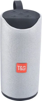 Image de Hopestar TG113 Haut-parleur 10W Bluetooth Haut-parleur portable sans fil FM Radio Musique stéréo Subwoofer, Couleur : Sliver