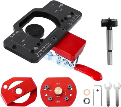 Produktbild von 35 mm verstellbare Scharnierbohrlehre für Möbel