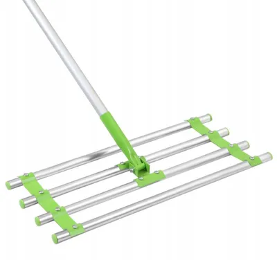 Immagine prodotto di Rastrello livellatore per livellare il prato e il terreno - 164 cm
