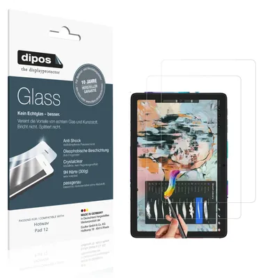 Image de 2x Protection ecrán pour Hotwav Pad 12 Verre souple Film Protecteur 9H dipos