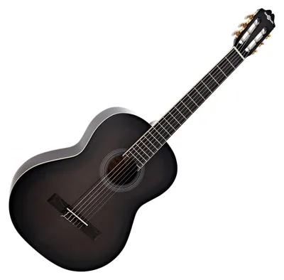 Produktbild von Deluxe-Klassikgitarre – Schwarz – Vollgröße