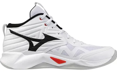 Obrázok produktu pre Mizuno Wave Momentum Pro Mid – halové športové topánky, biele, veľkosť 43 (EU)