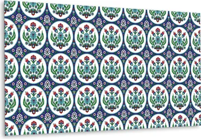 Obrázok produktu pre Turecké tulipány - samolepiace obklady - PVC obklady - vinylové samolepiace obklady - 3D obklady bez vŕtania - samolepiace tapety do kuchyne a kúpeľne - samolepiaca fólia na obklady - 100x50 cm
