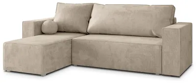 Produktbild von Masseno Ecksofa RAVELO M mit Schlaffunktion L-Form, Sofa mit Bettkasten, Wohnzimmersofa, Couch, Soffa, Bettsofa, Couchgarnitur- Creme, MONOLITH 04