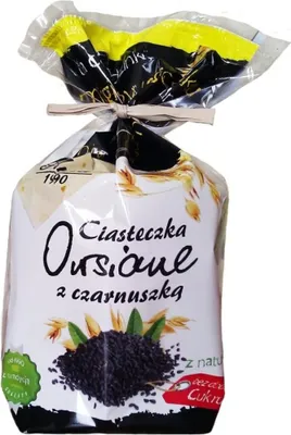 Zdjęcie produktu dla Ciasteczka owsiane z czarnuszką B/C 150 g