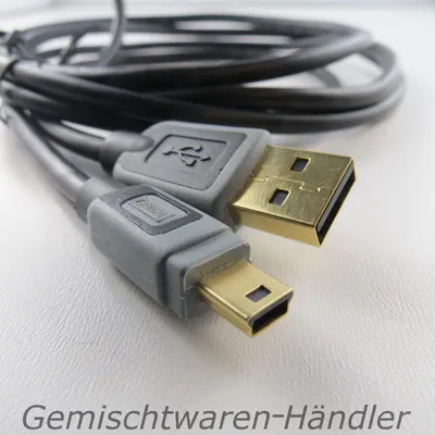 Immagine prodotto di Cavo USB Mini-USB, connettore A a connettore Mini-B, cavo di ricarica e trasferimento dati, Mini-USB