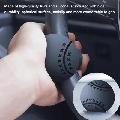 Obrázok produktu pre Guľa na posilňovač volantu, otočný gombík s otočnosťou 360° pre automobily, protiskluzová pomôcka na jazdu pre SUV, nákladné automobily, traktory