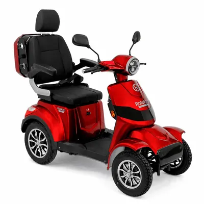Produktbild von Rolektro, E-Quad 25 V.3 Premium - Rentner Tour Edition, Rot, 60V-30Ah Lithium Akku, 1000 Wat, KI-generiertes Bild