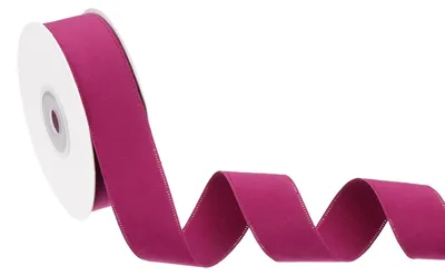 Produktbild von Samtband - 2,5 cm x 9 m - für Bastelarbeiten und Dekoration - Lila