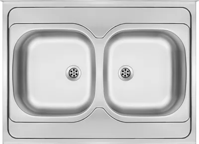 Immagine prodotto di 2-bowl steel sink - overlay