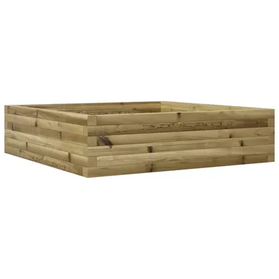 Produktbild von vidaXL Pflanzkübel 90x90x23 cm Kiefernholz Imprägniert