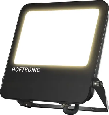 Image de HOFTRONIC - Projecteur LED 100W 14000 lm IP65 3000 K Noir