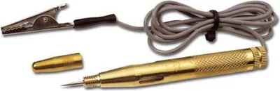 Produktbild von DRAPER Prüflampe Stromkreistester 6/24V DC, 75cm isoliertes Kabel mit Krokodilklemme