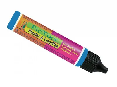 Produktbild von KREUL Pluster & LinerPen Hobby Line "PicTixx" blau 29 ml
