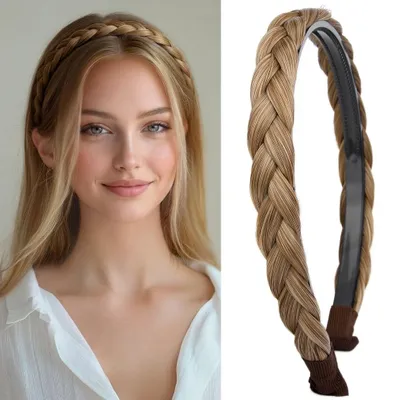 Immagine prodotto di Fascia per capelli intrecciata in sintetico per donne