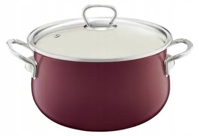 Produktbild von Emalia Olkusz PYZA Kochtopf 3,6L 22cm Rot