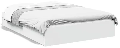 Obrázok produktu pre vidaXL Rám postele so zásuvkami biely 140x200 cm materiál na báze dreva