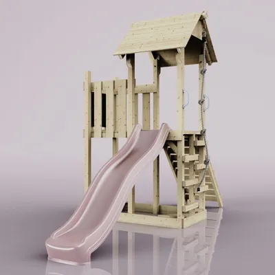 Produktbild von OutdoorToys Spielturm Tromso aus Holz in Rosa