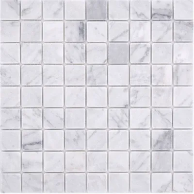 Produktbild von Natursteinmosaik Marmor weiss carrara matt Wand Boden Küche Bad Dusche MOS42-32-2000_f