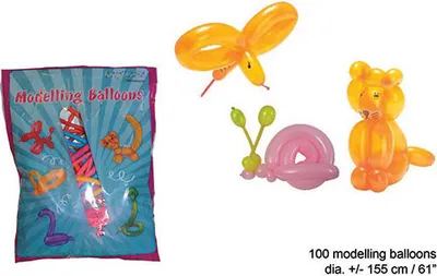 Produktbild von Ballons zum Modellieren Farbmix ca. 155 x 5 cm 100 Stück