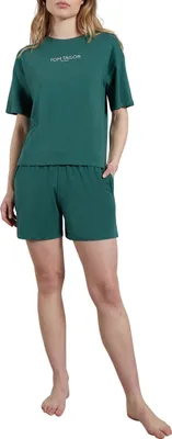 Produktbild von TOM TAILOR Damen Shorty grün uni Größe: 42