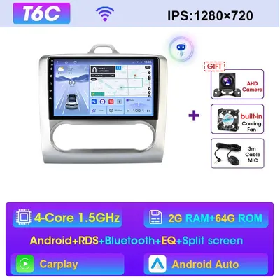 Productafbeelding van Android 12 Autoradio - Multimedia Speler - 9 Inch Touchscreen - GPS Navigatie - 64GB Geheugen