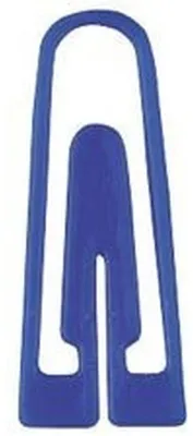 Produktbild von Alco Briefklammer Plastik 26mm blau 1000 Stück