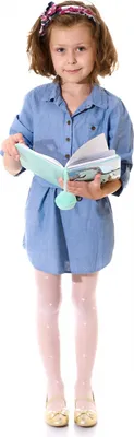 Produktbild von Stilvolle Kindermode: Kinderstrumpfhose mit fröhlichem Herzmuster 20 DEN Weiß 122/128