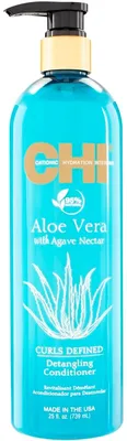 Zdjęcie produktu dla CHI Aloe Vera Curls Defined Detangling Conditioner wygładzająca odżywka ułatwiająca rozczesywanie 739 ml