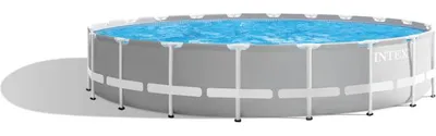 Produktbild von Intex 26756GN, 32695 l, Gerahmter Pool, Erwachsener & Kind, Leiter, Grau, 109,9 kg