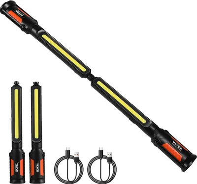 Produktbild von VEVOR Werkstattlampe 1450 LM, Arbeitsleuchte,  4400 mAh Arbeitsscheinwerfer, magnetisches LED-Licht, Arbeitslampe für Mechaniker, für Autoreparatur, Inspektion, Garage, Werkstatt, Notbeleuchtung