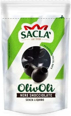 Produktbild von Kernlose und kernlose ganze verpackte Oliven 75g - Sacla