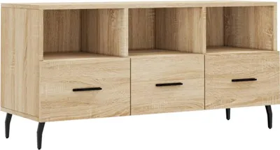 Obrázok produktu pre vidaXL TV skrinka Sonoma dub 102x36x50 cm odvodený výrobok z dreva