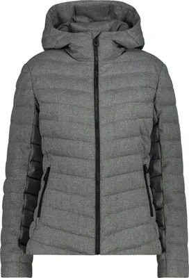 Zdjęcie produktu dla CMP WOMAN JACKET FIX HOOD damska kurtka puchowa szary 38