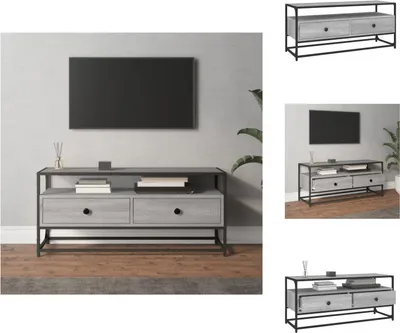 Produktbild von vidaXL TV-Schrank Grau Sonoma 100x35x45 cm Holzwerkstoff -  TV-Möbel