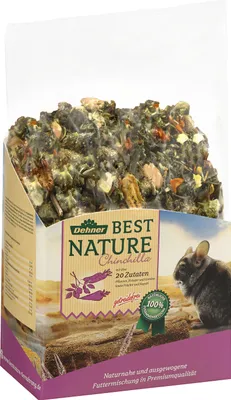 Produktbild von Dehner Best Nature Nagerfutter Adult, Chinchillafutter, 2 kg