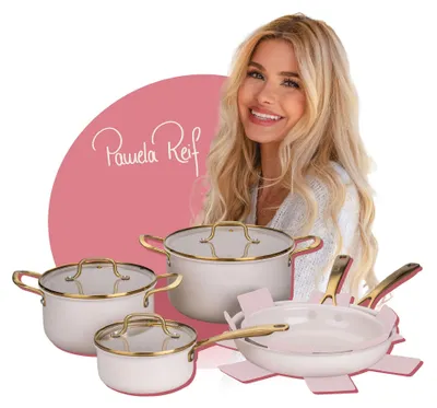 Obrázok produktu pre Fackelmann 66192, Zmiešaná súprava, Béžová, Hliník, Keramický, Zlato, Nerezová oceľ