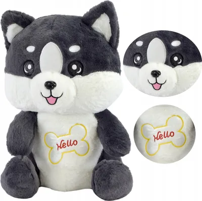 Obrázek produktu pro Lolex | Maskot liška - bílý - plyšová hračka - plyšák - 40cm