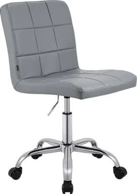 Produktbild von CLP Arbeitshocker Darfield höhenverstellbar und 360° drehbar bis 150 kg belastbar grau Material Kunstleder