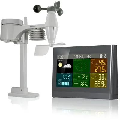 Produktbild von Bresser Wetter Center 5-in-1 Comfort grau