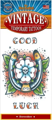 Produktbild von Hufeisen Klebe-Tattoo - Fasching Halloween Karneval