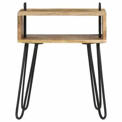 Produktbild von vidaXL Nachttisch Massivholz Mango 40×34×47 cm