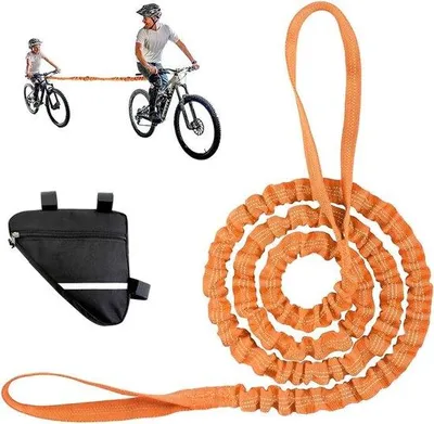 Obrázok produktu pre Lano pre horské a cestné bicykle – elastické lano s dĺžkou 45 m s taškou – nosnosť až 200 kg