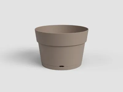 Produktbild von artevasi© CAPRI Pflanzgefäß Taupe mit Wasserreserve 25 cm