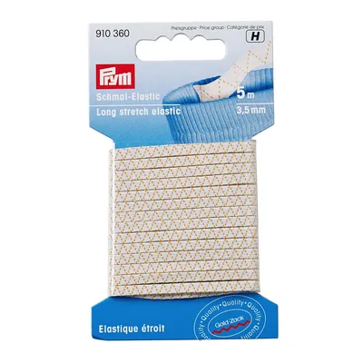 Obrázek produktu pro Pruženka úzká, 3,5 mm, bílá, 5 m